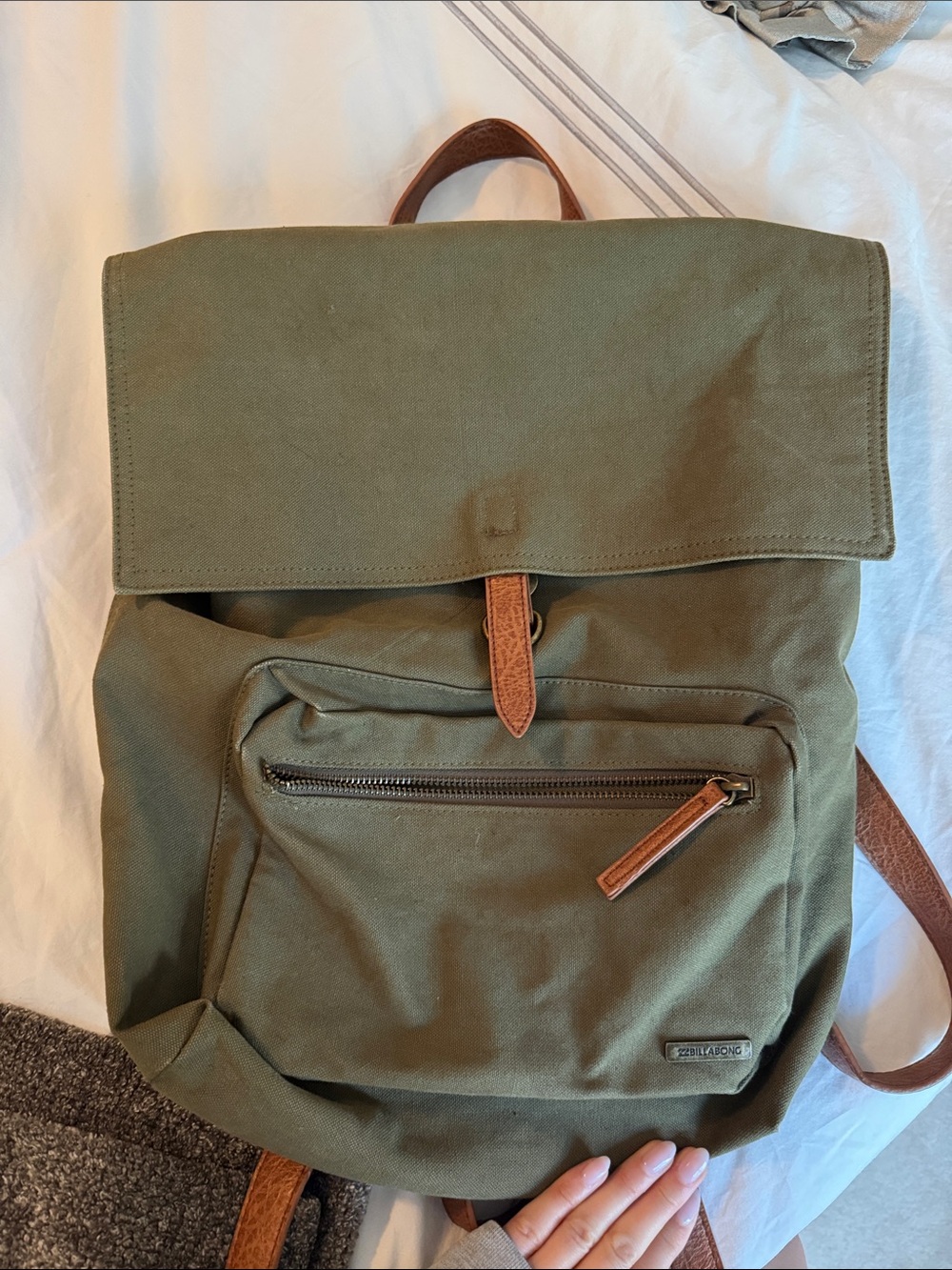 Billabong Olive Green Backpack